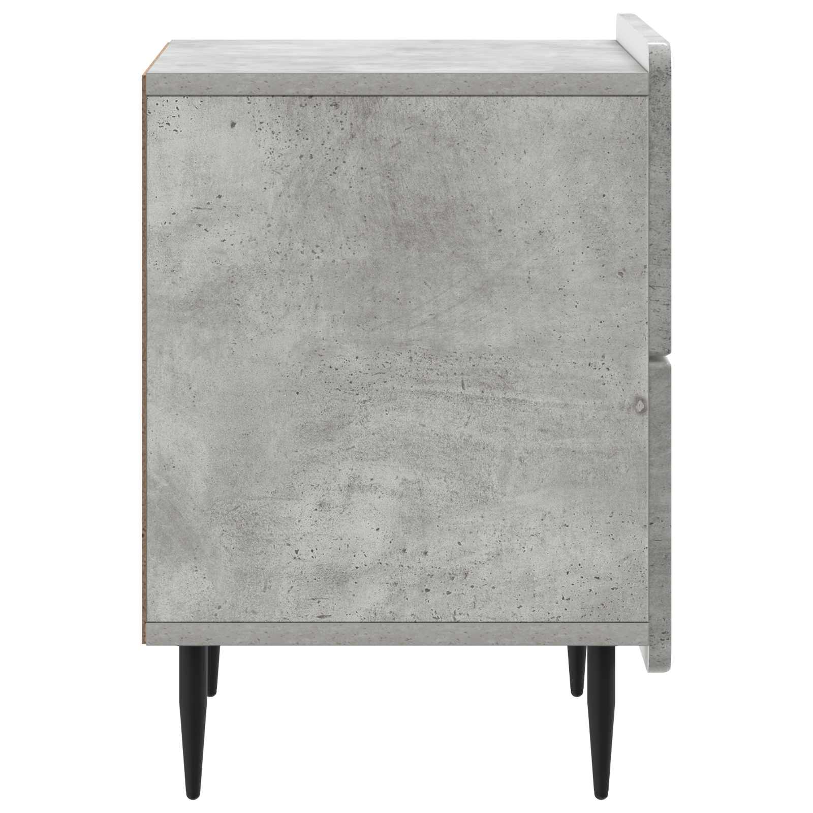 Noćni ormar Betonska siva 43 x 34,5 x 49,5 cm Konstruirano drvo