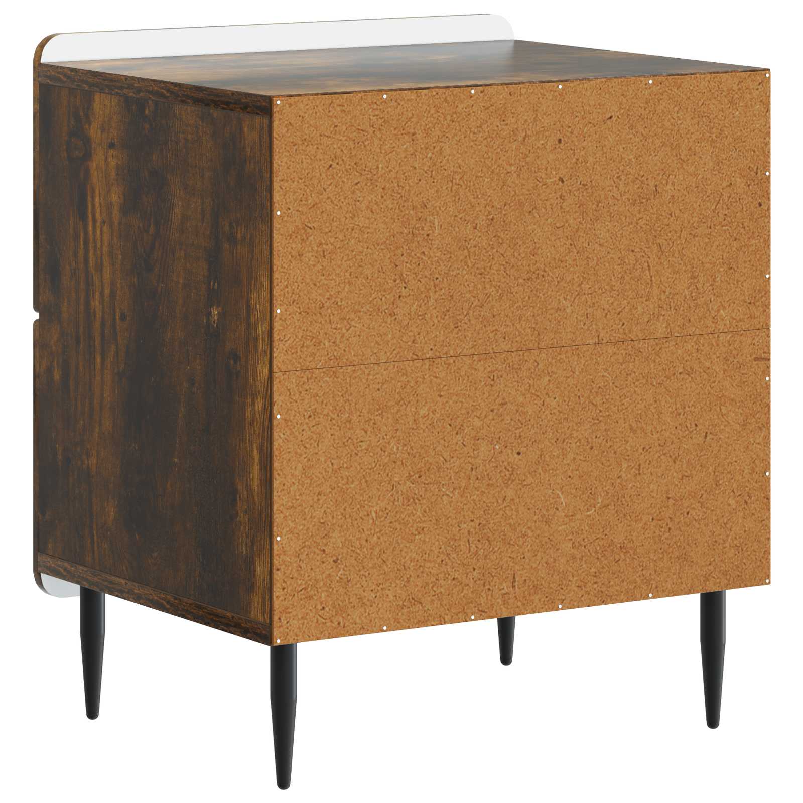 Noćni ormar s ladicama 2 pcs Dimljeni hrast 43 x 34,5 x 49,5 cm