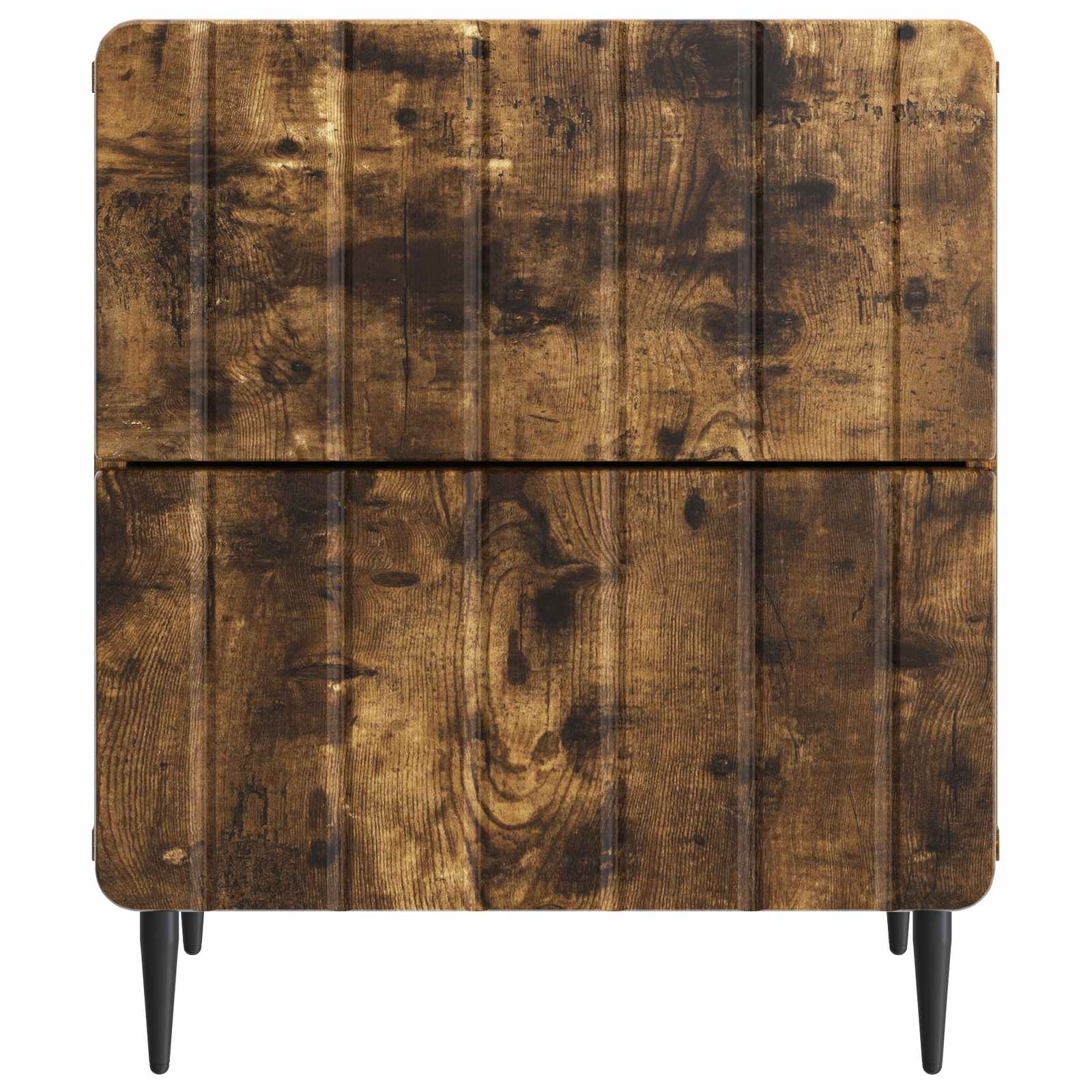 Noćni ormar s ladicama 2 pcs Dimljeni hrast 43 x 34,5 x 49,5 cm