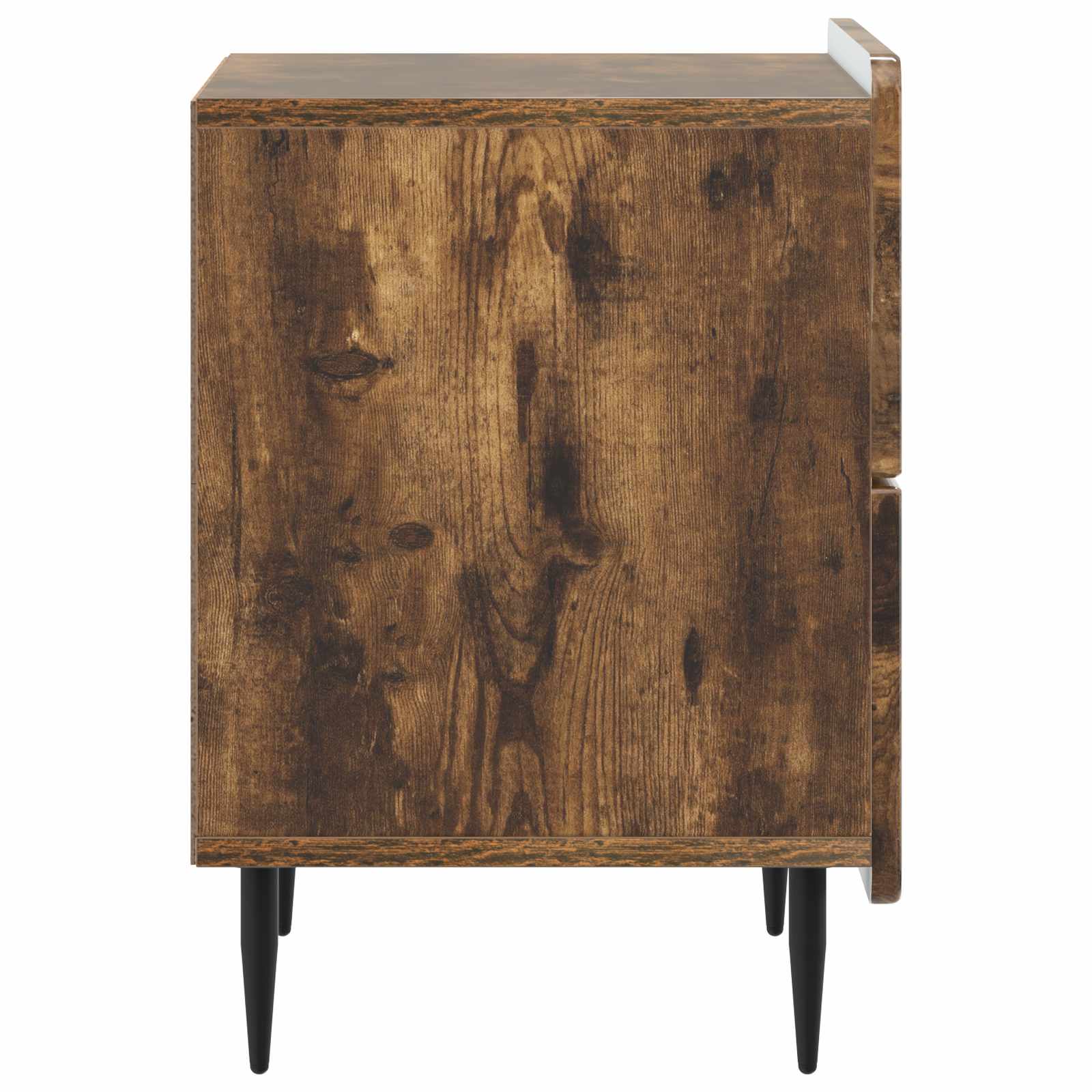 Noćni ormar s ladicama 2 pcs Dimljeni hrast 43 x 34,5 x 49,5 cm