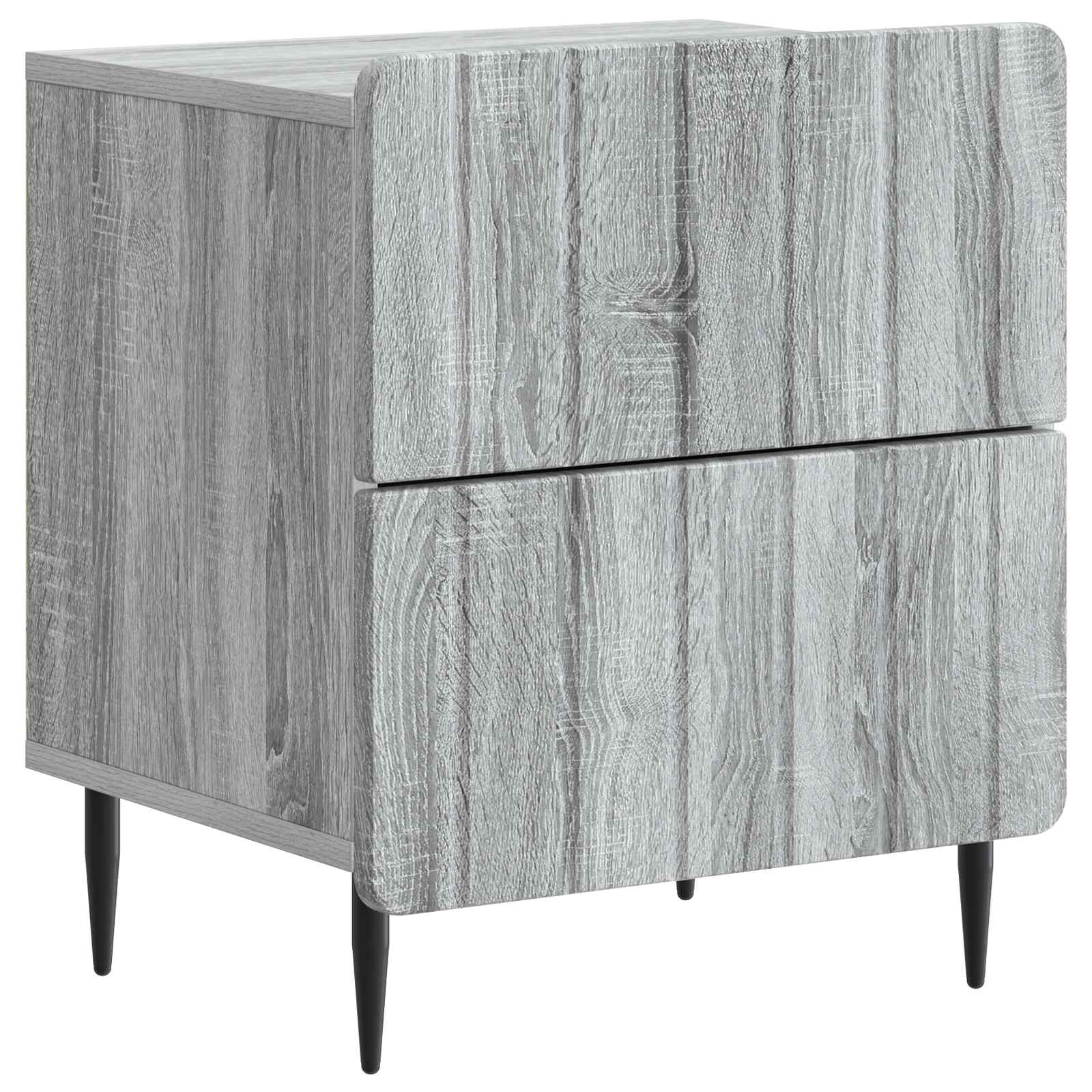 Noćni ormar Siva sonoma 43 x 34,5 x 49,5 cm Konstruirano drvo