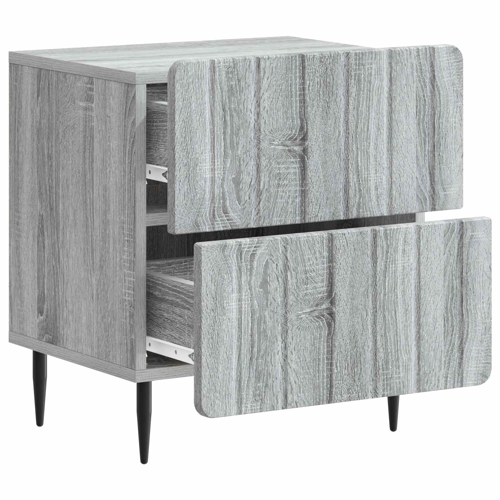 Noćni ormar Siva sonoma 43 x 34,5 x 49,5 cm Konstruirano drvo