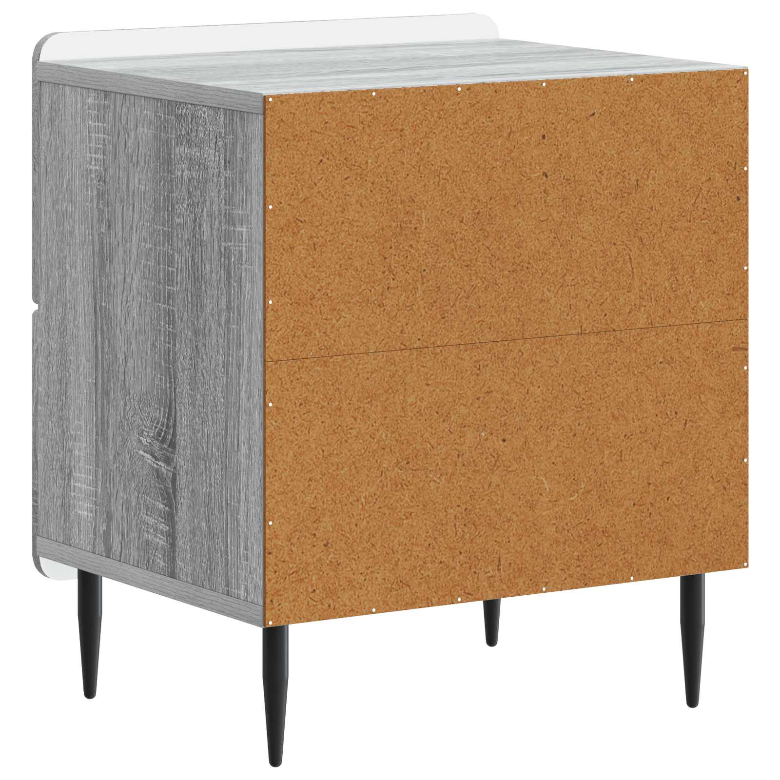Noćni ormar Siva sonoma 43 x 34,5 x 49,5 cm Konstruirano drvo