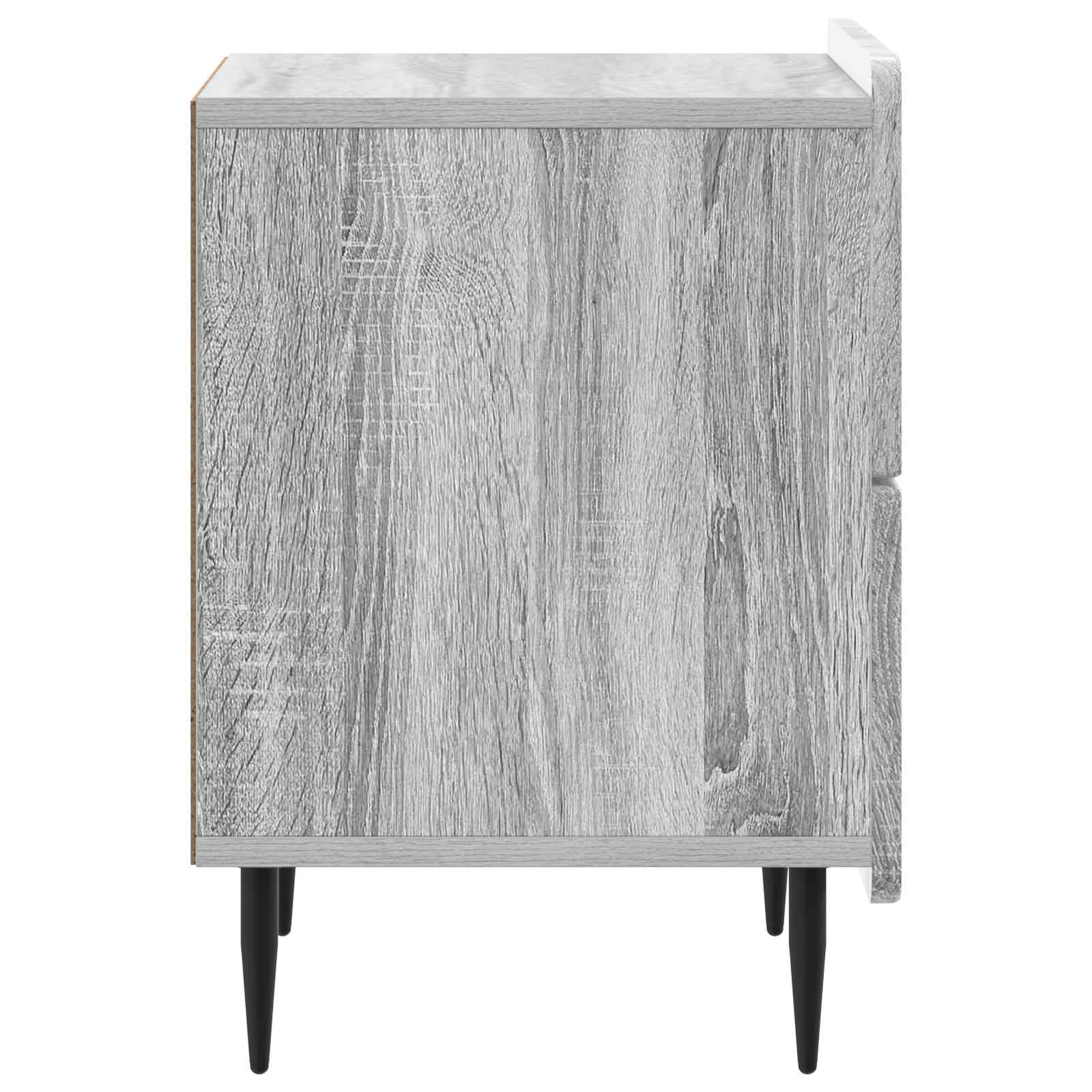 Noćni ormar Siva sonoma 43 x 34,5 x 49,5 cm Konstruirano drvo