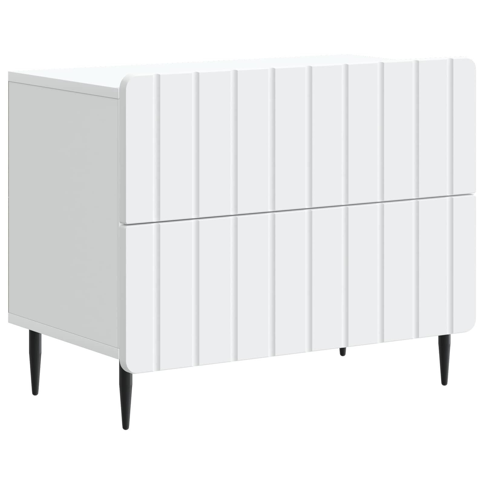 Noćni ormar Bijela 62 x 34,5 x 49,5 cm Konstruirano drvo