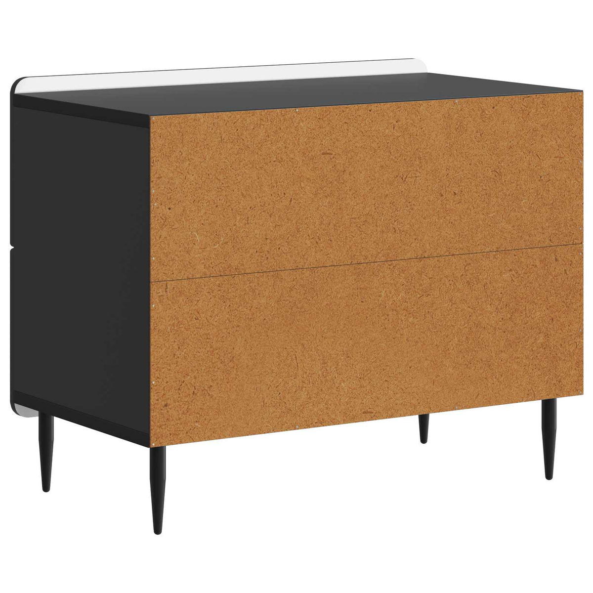 Noćni ormar Crna 62 x 34,5 x 49,5 cm Konstruirano drvo