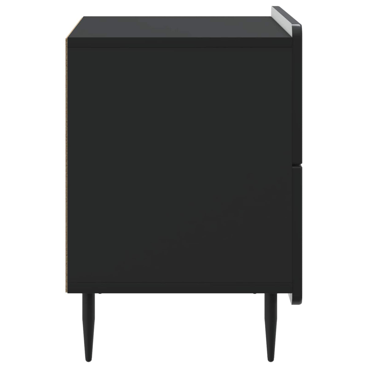 Noćni ormar Crna 62 x 34,5 x 49,5 cm Konstruirano drvo