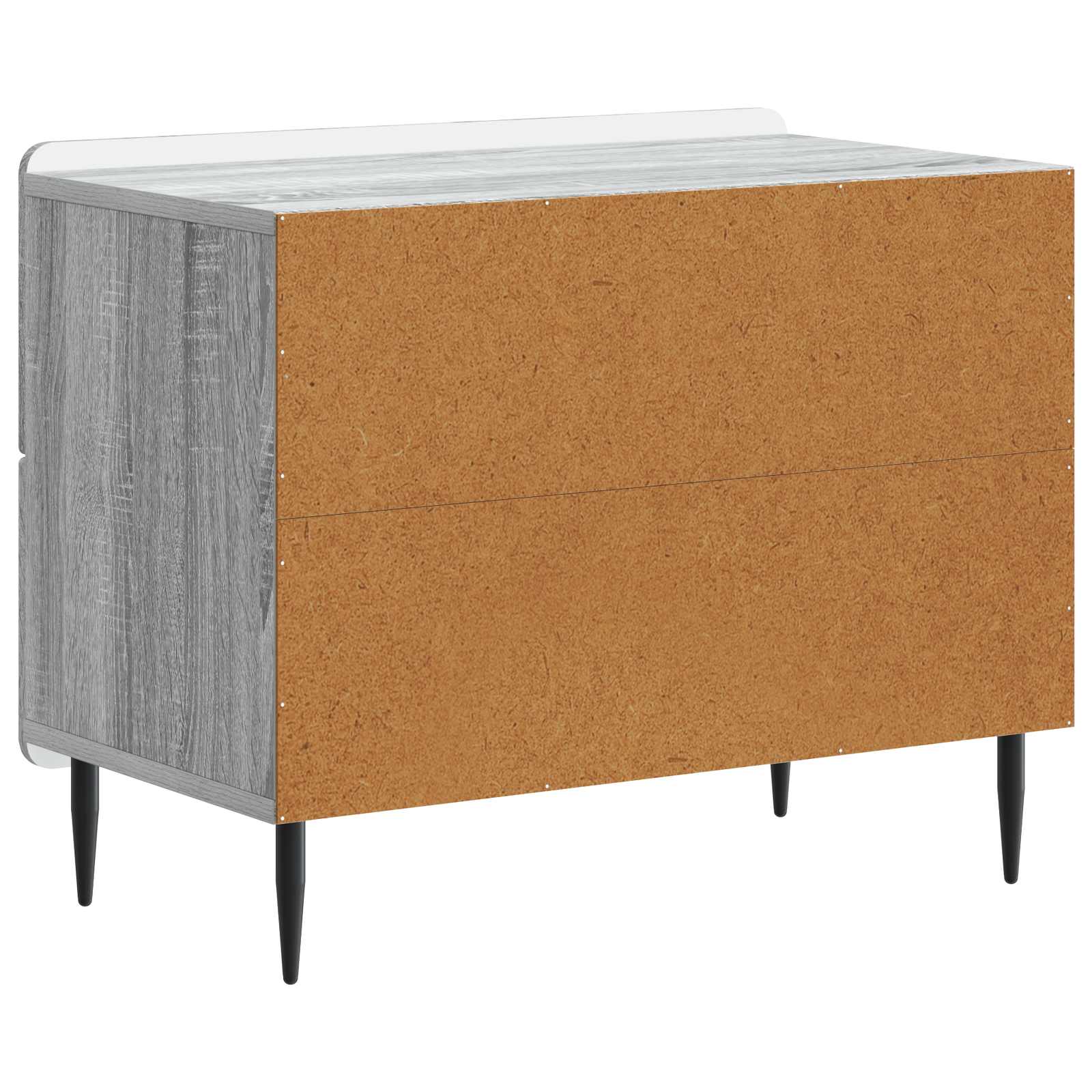 Noćni ormar Siva sonoma 62 x 34,5 x 49,5 cm Konstruirano drvo