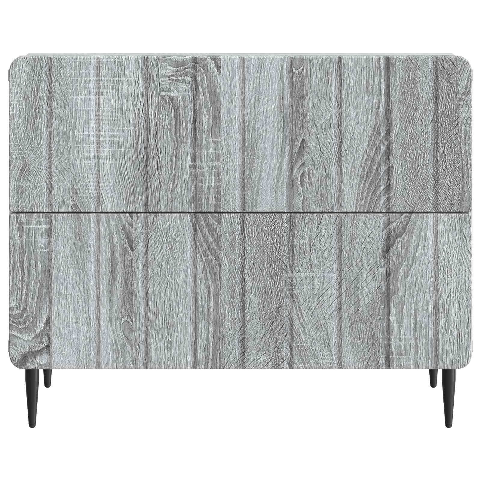 Noćni ormar Siva sonoma 62 x 34,5 x 49,5 cm Konstruirano drvo