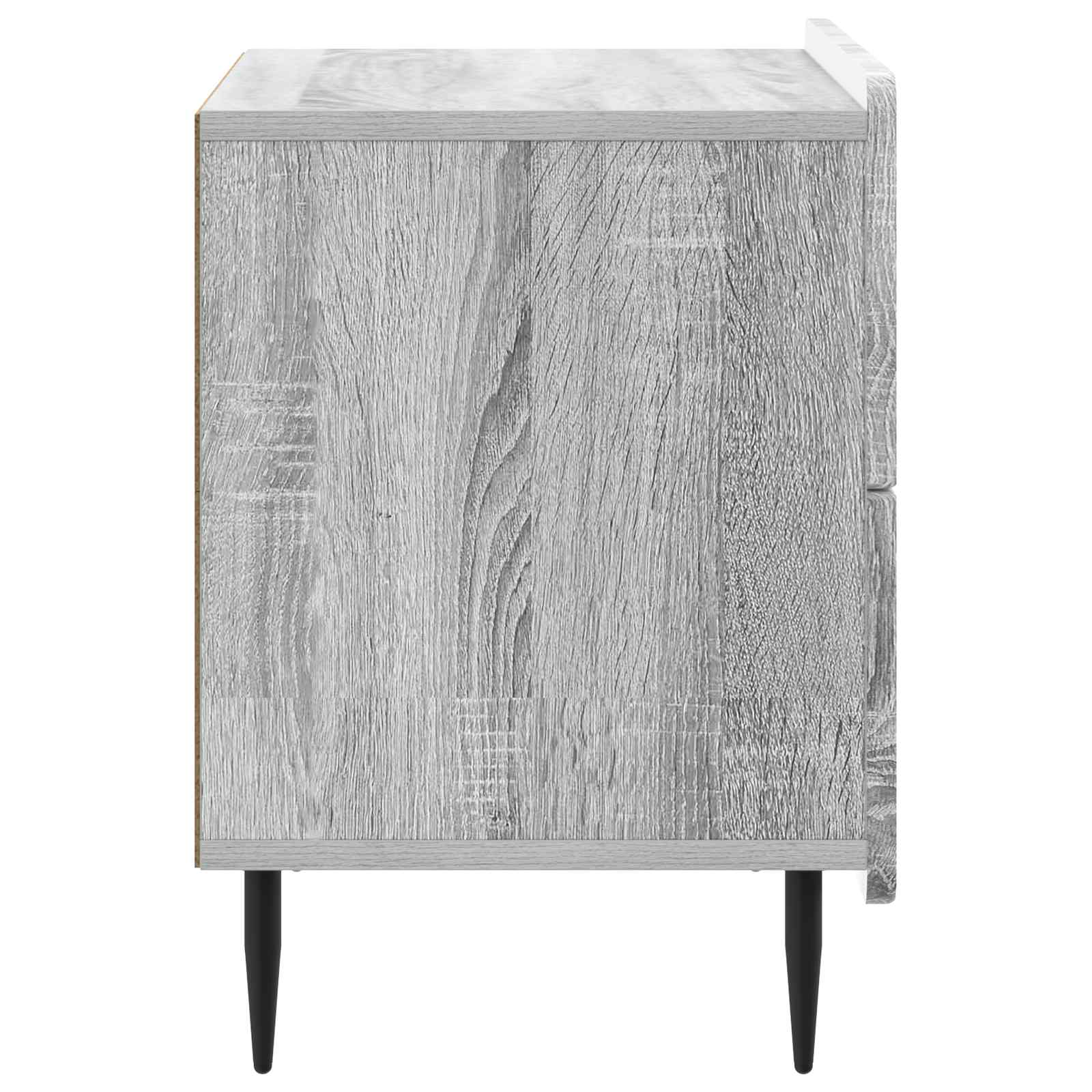 Noćni ormar Siva sonoma 62 x 34,5 x 49,5 cm Konstruirano drvo