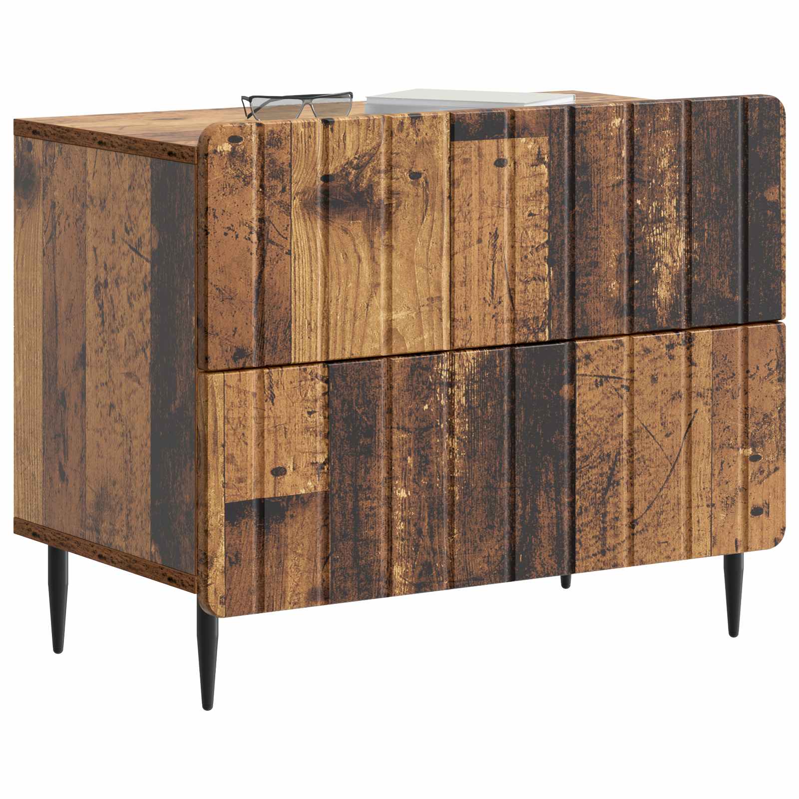 Noćni ormar Staro drvo 62 x 34,5 x 49,5 cm Konstruirano drvo