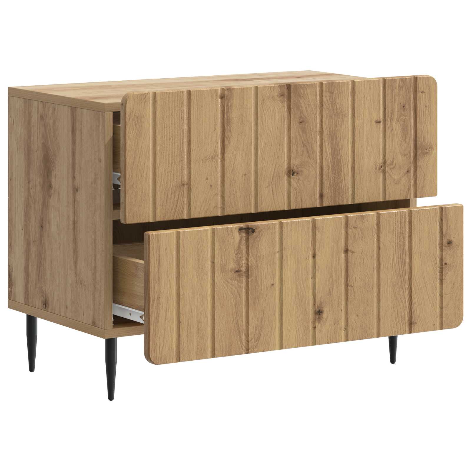 Noćni ormar Hrast artisan 62 x 34,5 x 49,5 cm Konstruirano drvo
