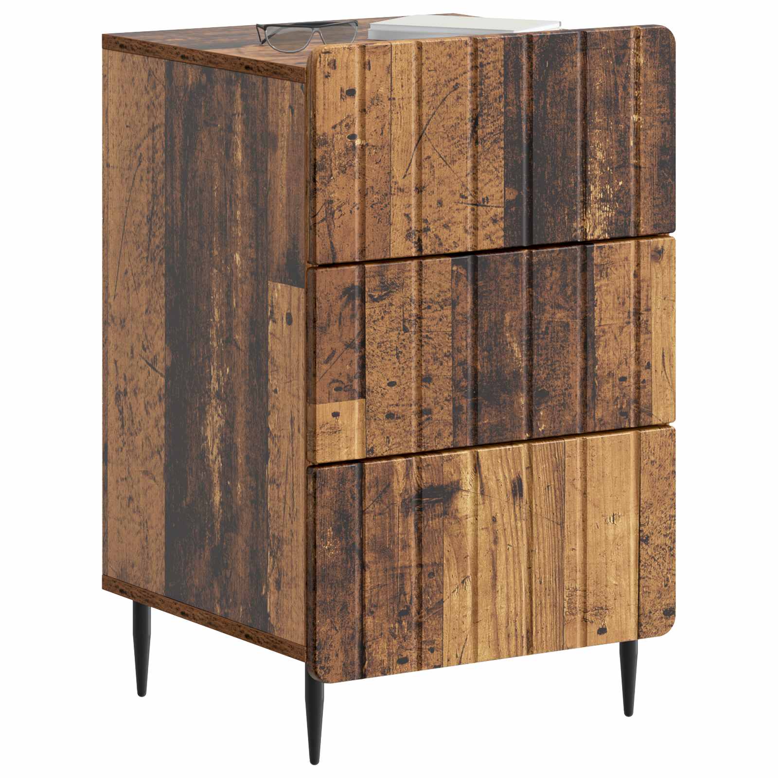 Noćni ormar Staro drvo 43x 41 x 68 cm Konstruirano drvo