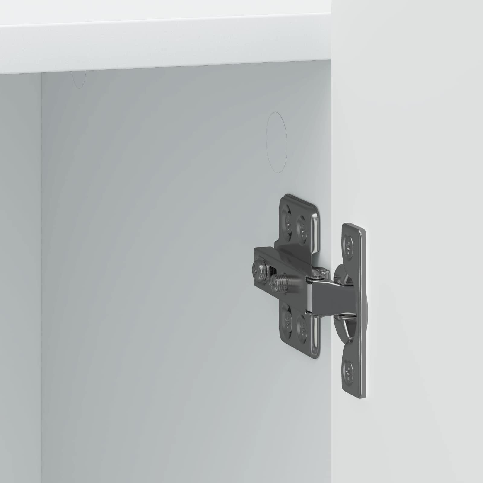 Noćni ormar 2 pcs Bijela 43 x 34,5 x 52 cm Konstruirano drvo