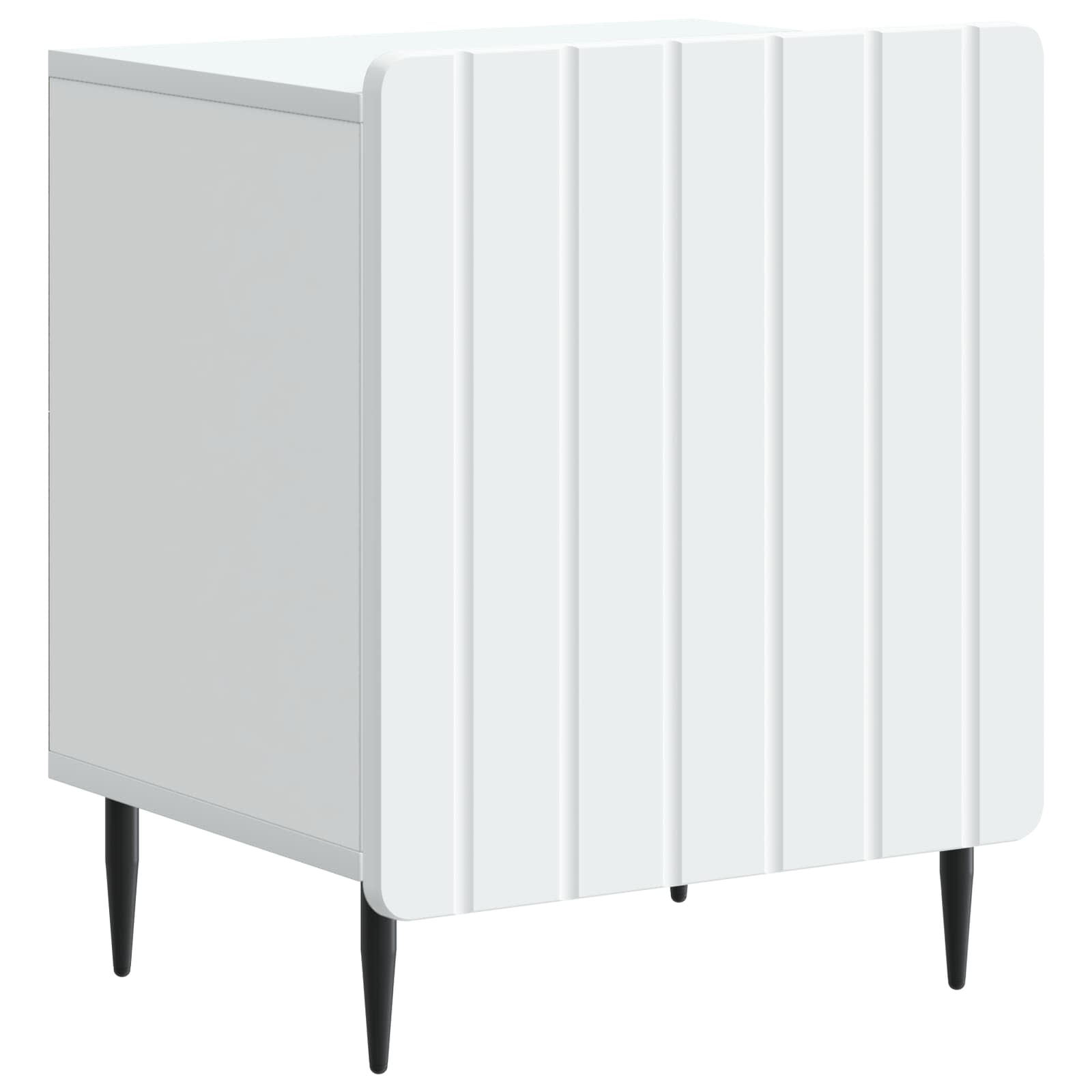 Noćni ormar 2 pcs Bijela 43 x 34,5 x 52 cm Konstruirano drvo