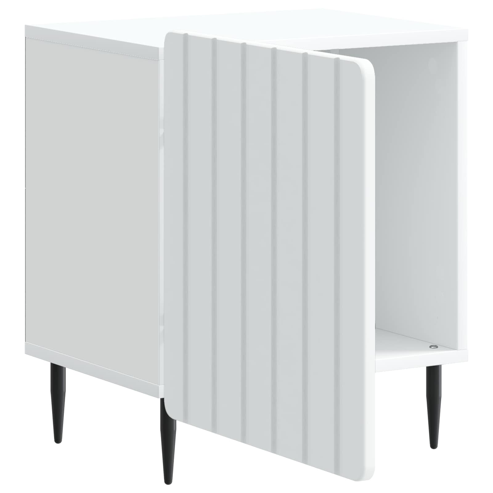 Noćni ormar 2 pcs Bijela 43 x 34,5 x 52 cm Konstruirano drvo