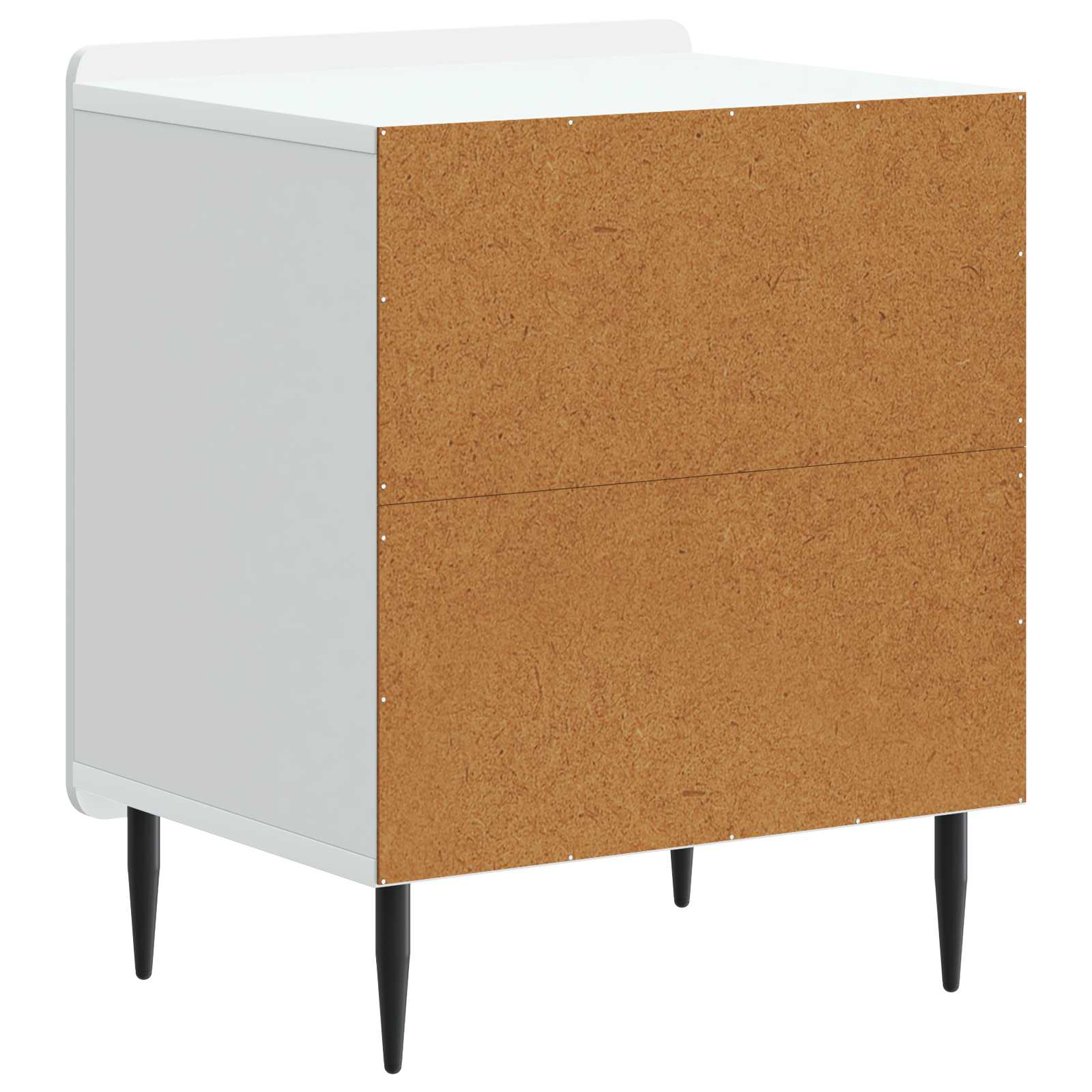 Noćni ormar 2 pcs Bijela 43 x 34,5 x 52 cm Konstruirano drvo