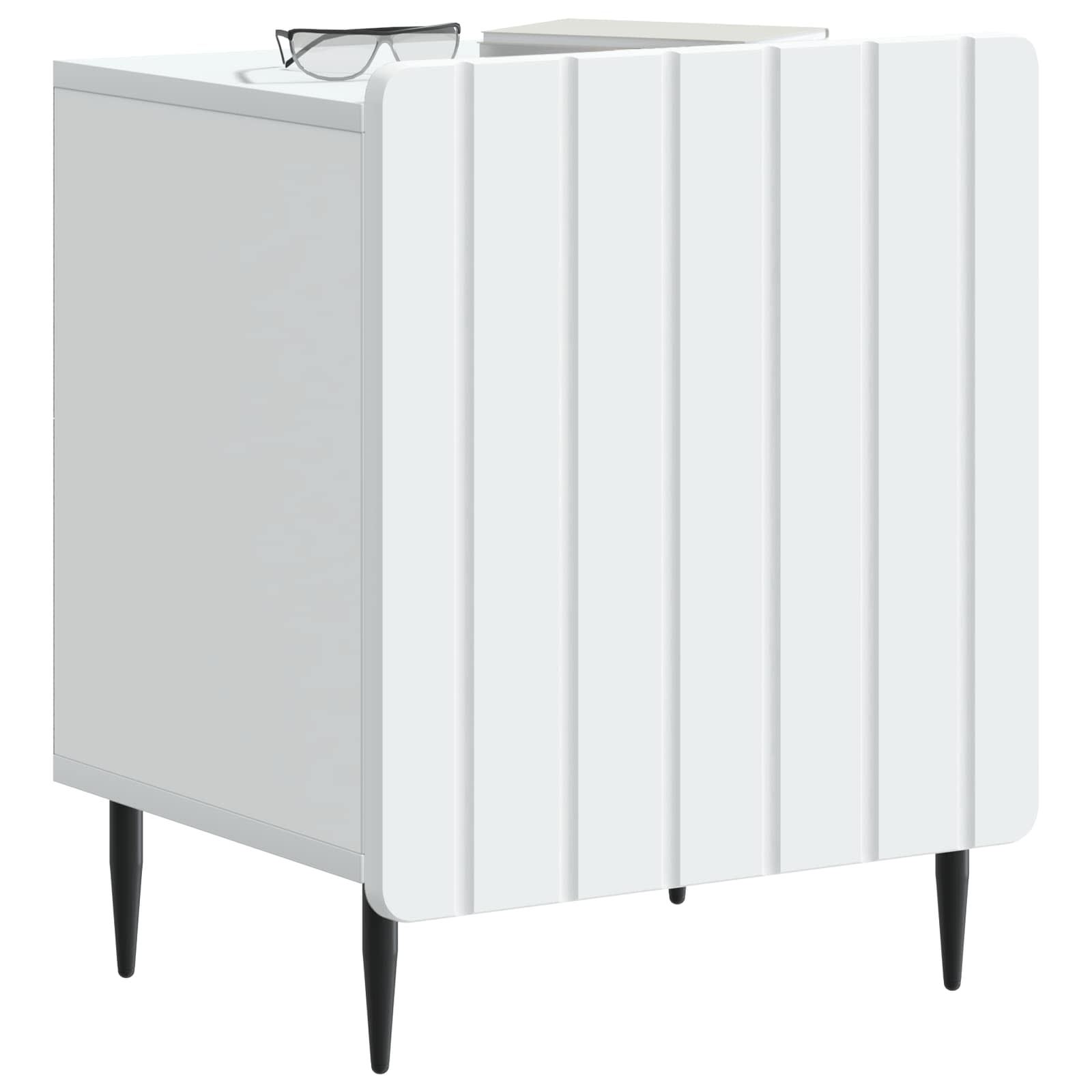 Noćni ormar 2 pcs Bijela 43 x 34,5 x 52 cm Konstruirano drvo