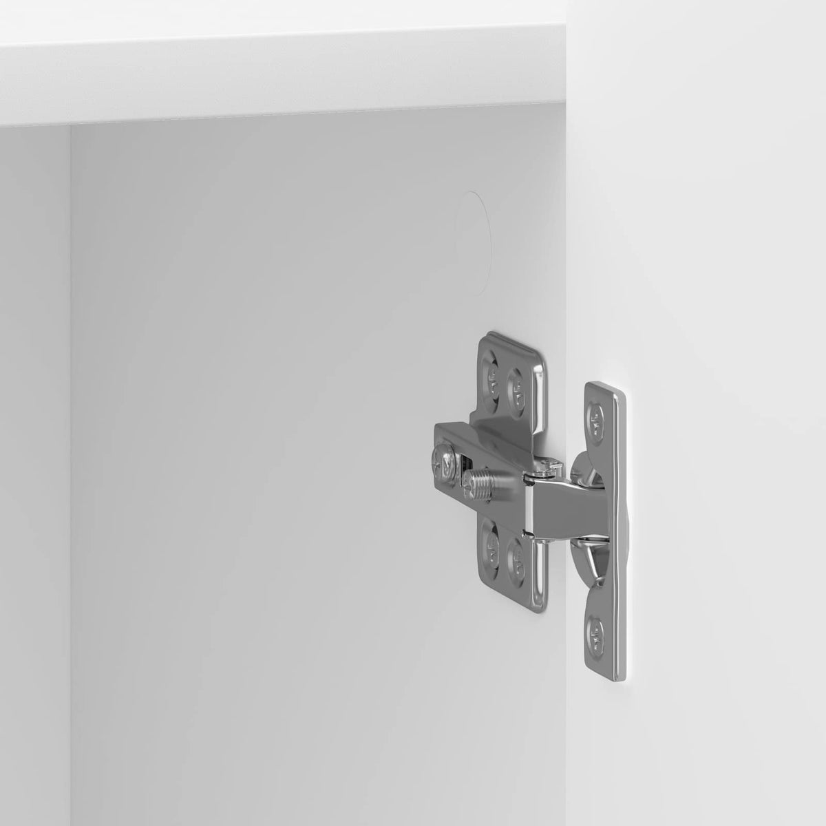 Noćni ormar 2 pcs Bijela visokog sjaja 43 x 34,5 x 52 cm