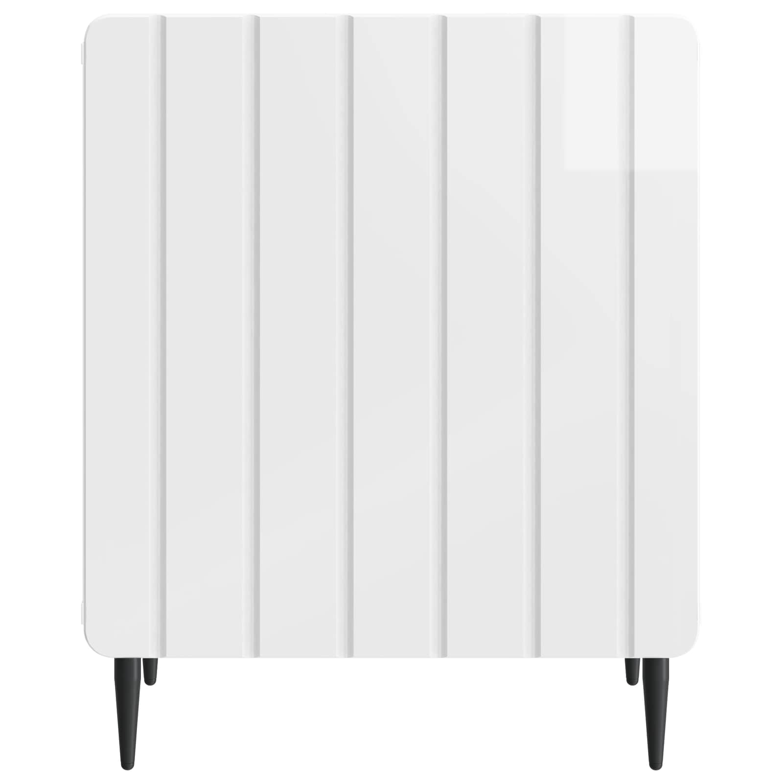 Noćni ormar 2 pcs Bijela visokog sjaja 43 x 34,5 x 52 cm
