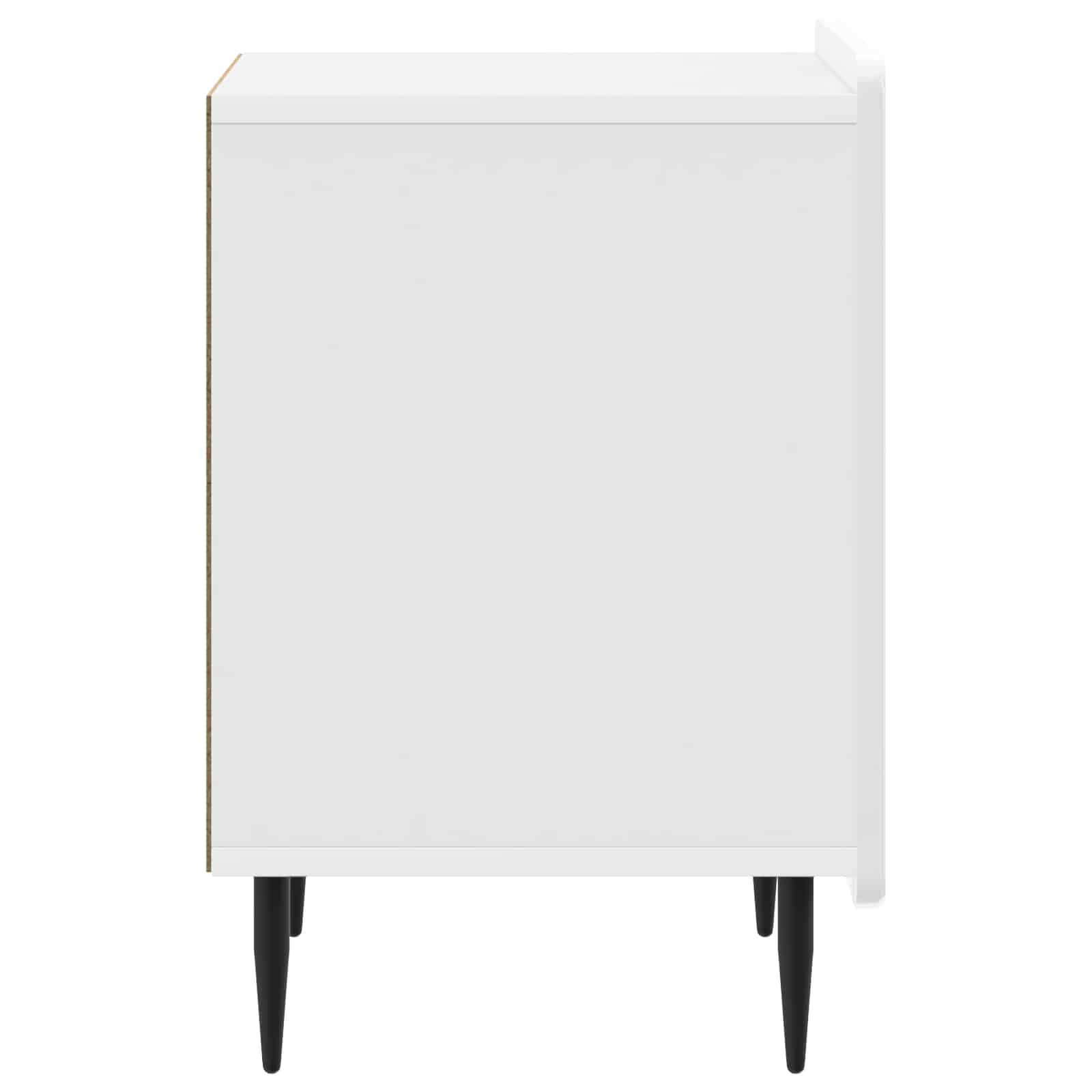 Noćni ormar 2 pcs Bijela visokog sjaja 43 x 34,5 x 52 cm