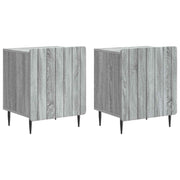 Noćni ormar 2 pcs Siva sonoma 43 x 34,5 x 52 cm