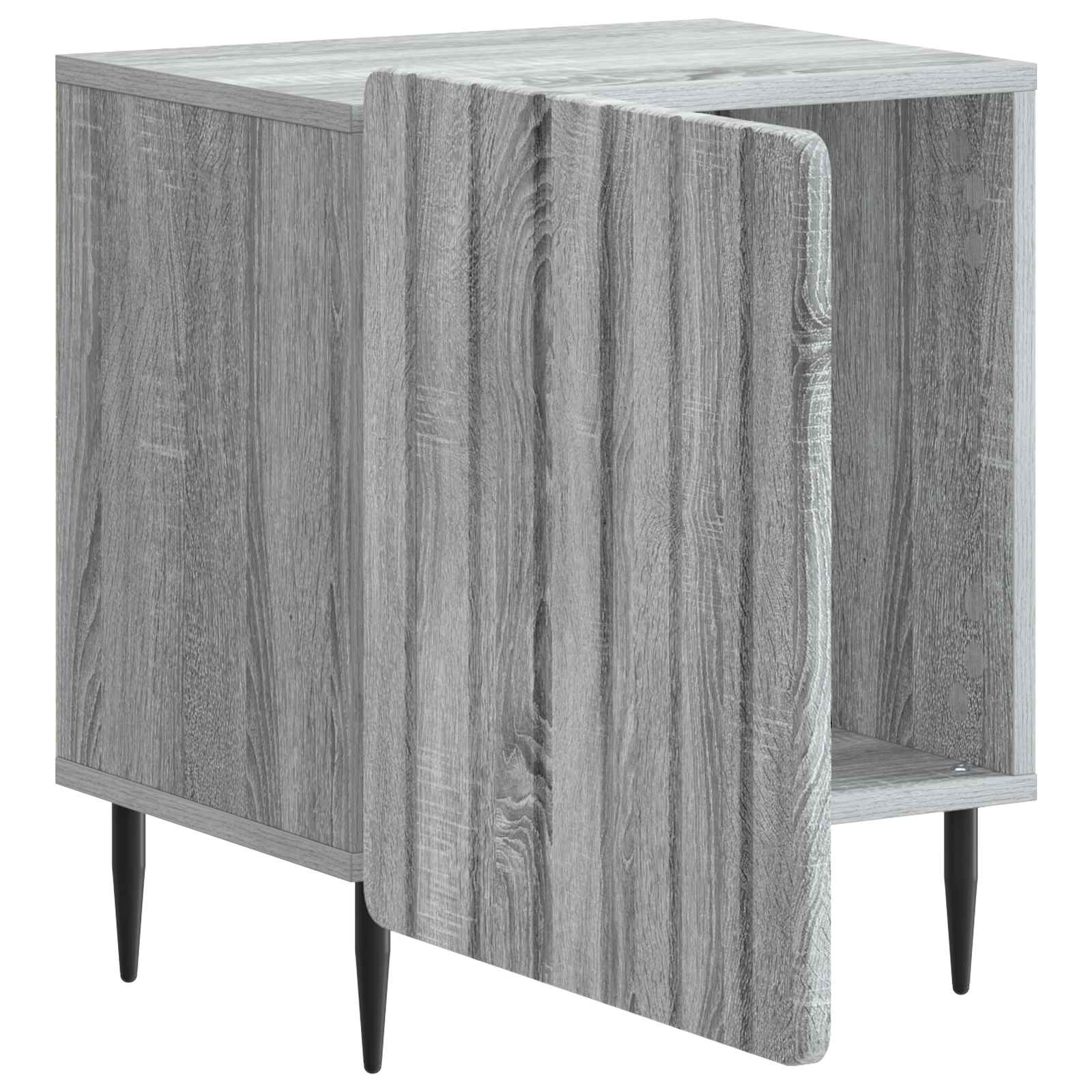 Noćni ormar 2 pcs Siva sonoma 43 x 34,5 x 52 cm