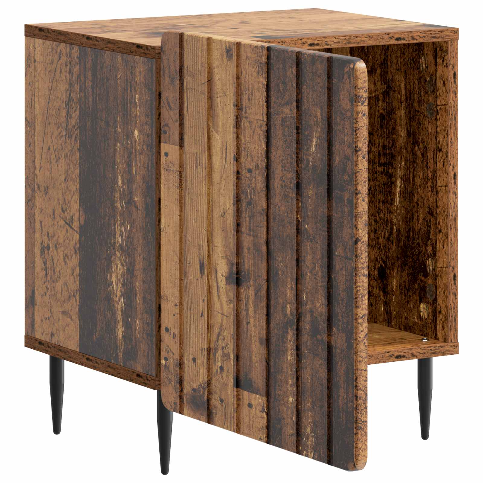 Noćni ormar 2 pcs Staro drvo 43 x 34,5 x 52 cm