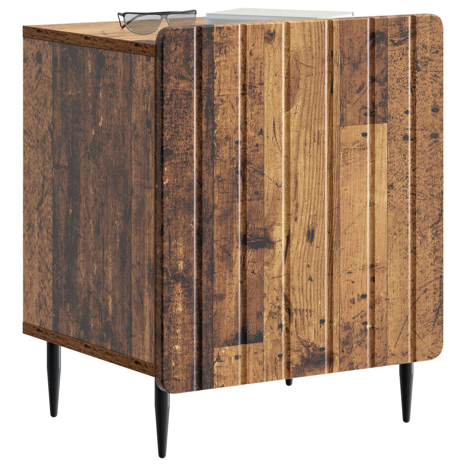 Noćni ormar 2 pcs Staro drvo 43 x 34,5 x 52 cm