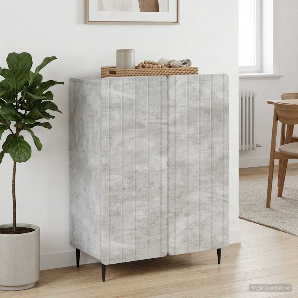 Kreveta Betonska siva 66 x 34,5 x 92 cm Konstruirano drvo