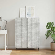 Kreveta Betonska siva 66 x 34,5 x 92 cm Konstruirano drvo