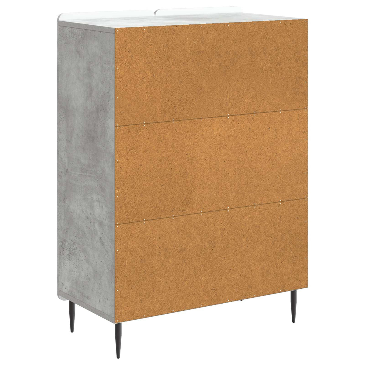 Kreveta Betonska siva 66 x 34,5 x 92 cm Konstruirano drvo
