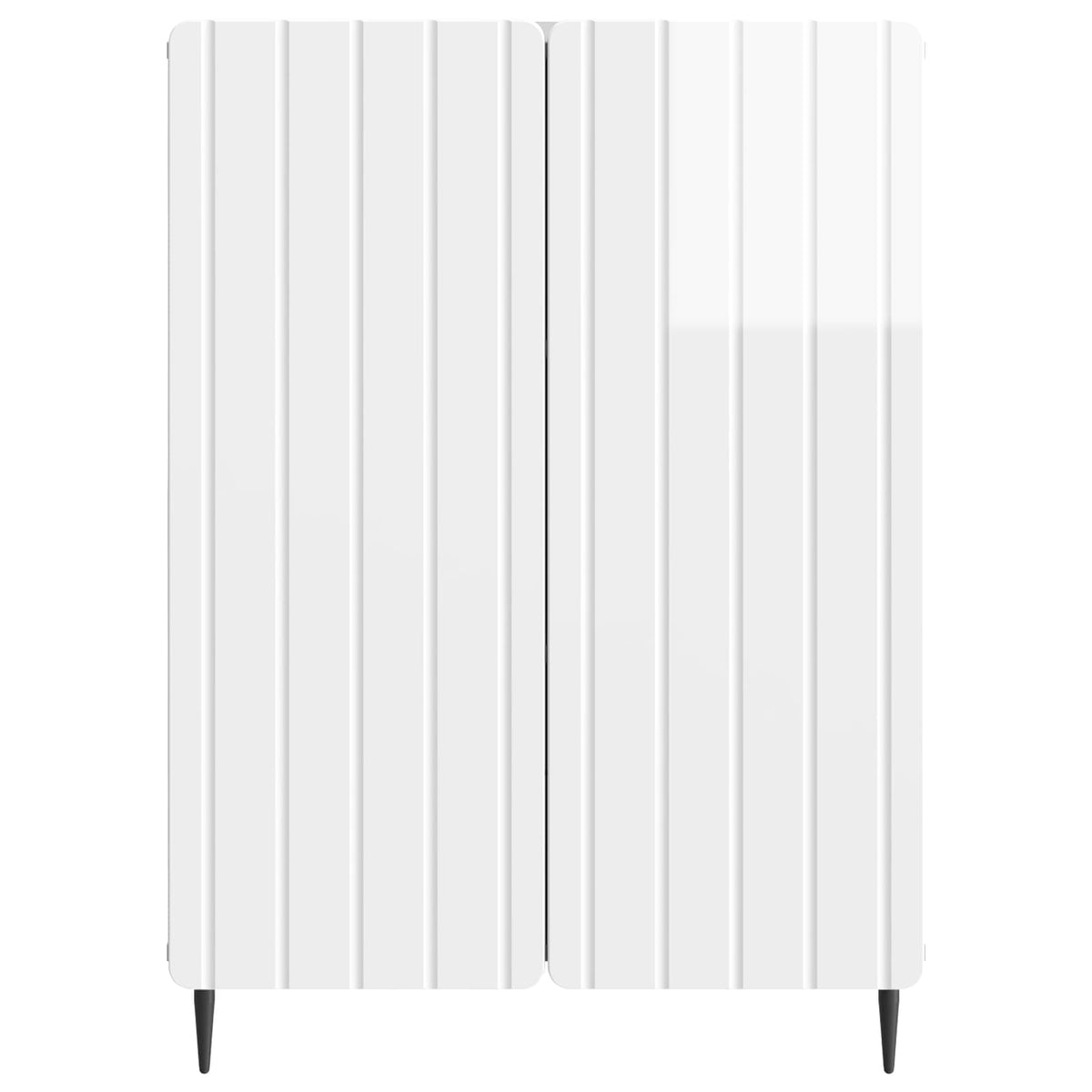 Kreveta Bijela visokog sjaja 66 x 34,5 x 92 cm