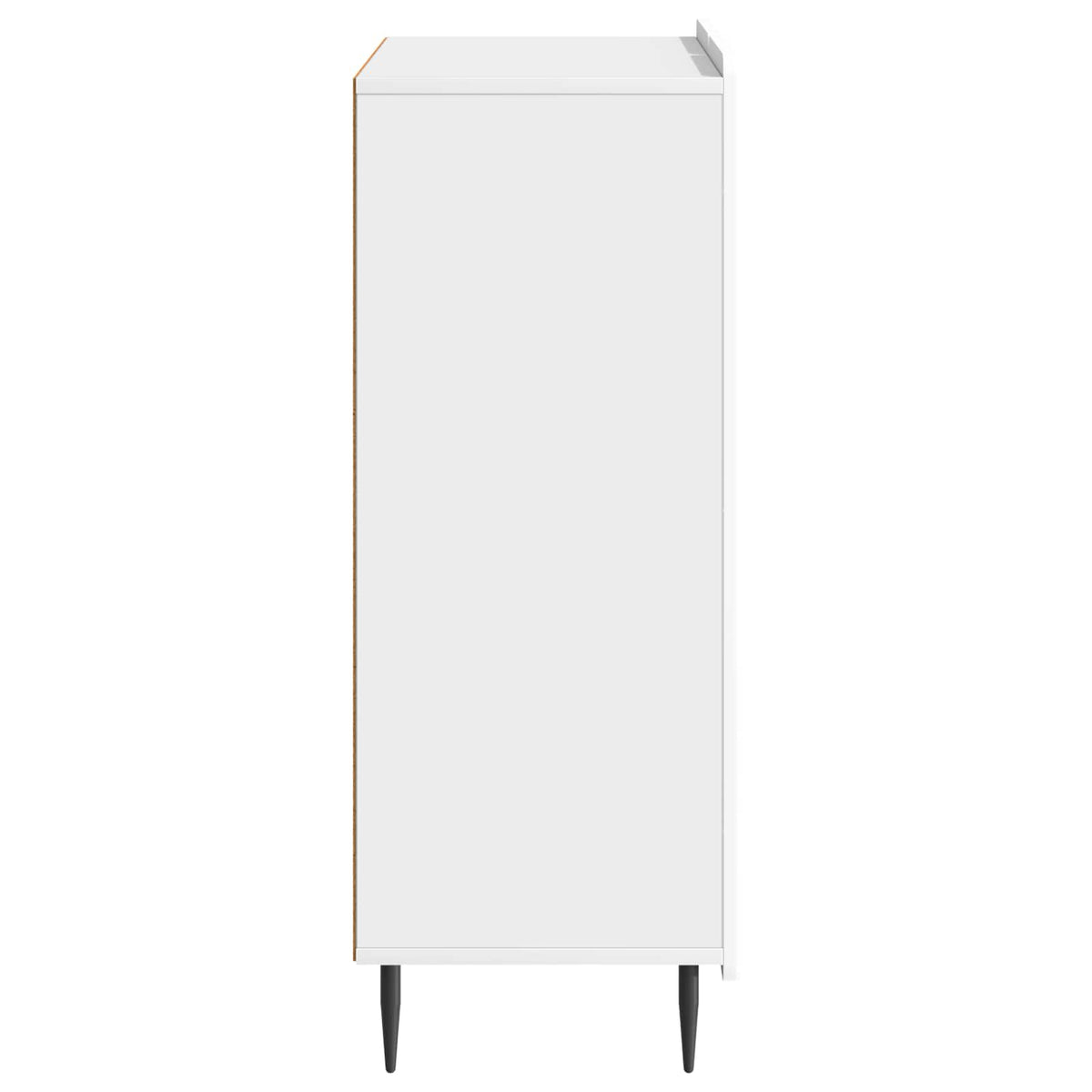 Kreveta Bijela visokog sjaja 66 x 34,5 x 92 cm