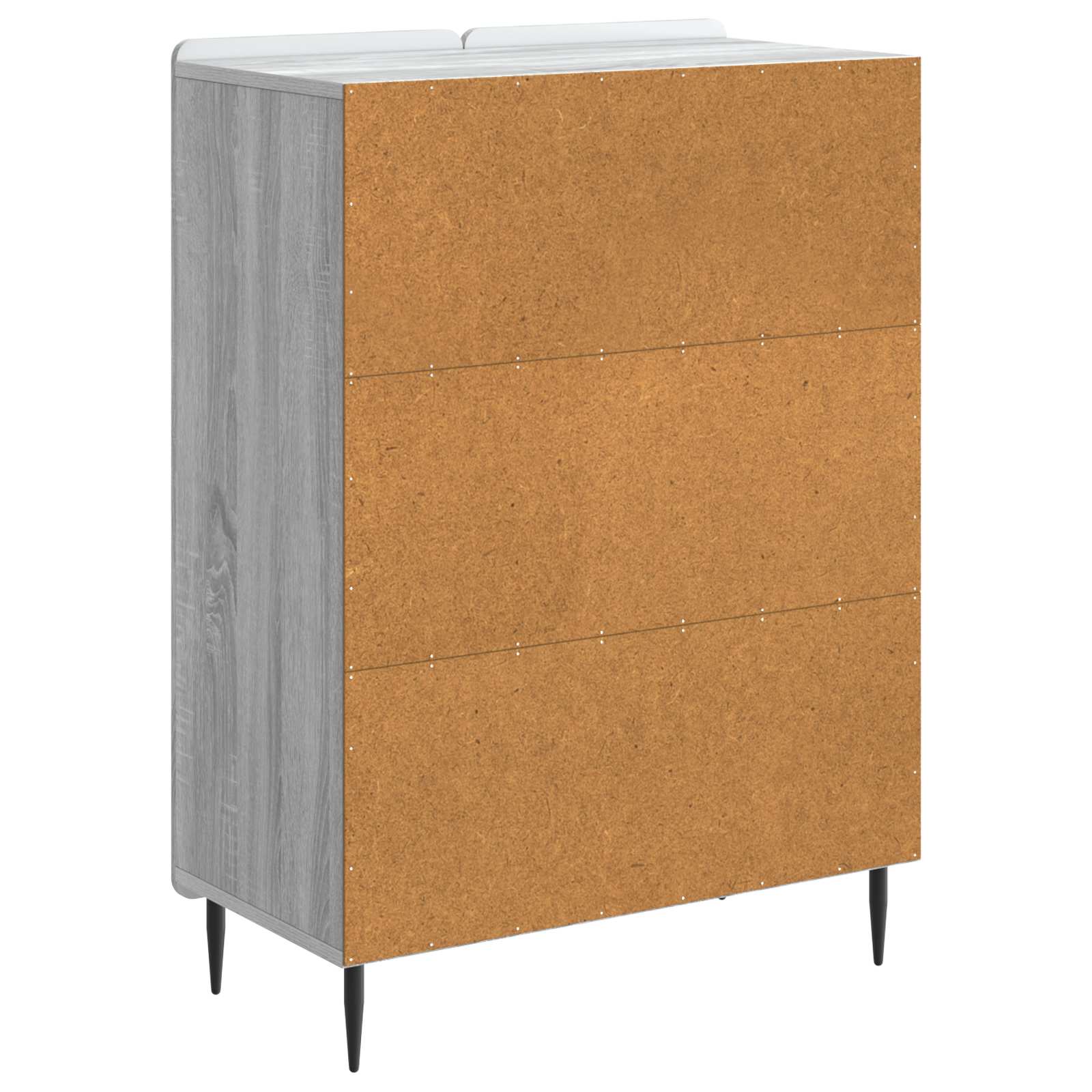 Kreveta Siva sonoma 66 x 34,5 x 92 cm Konstruirano drvo