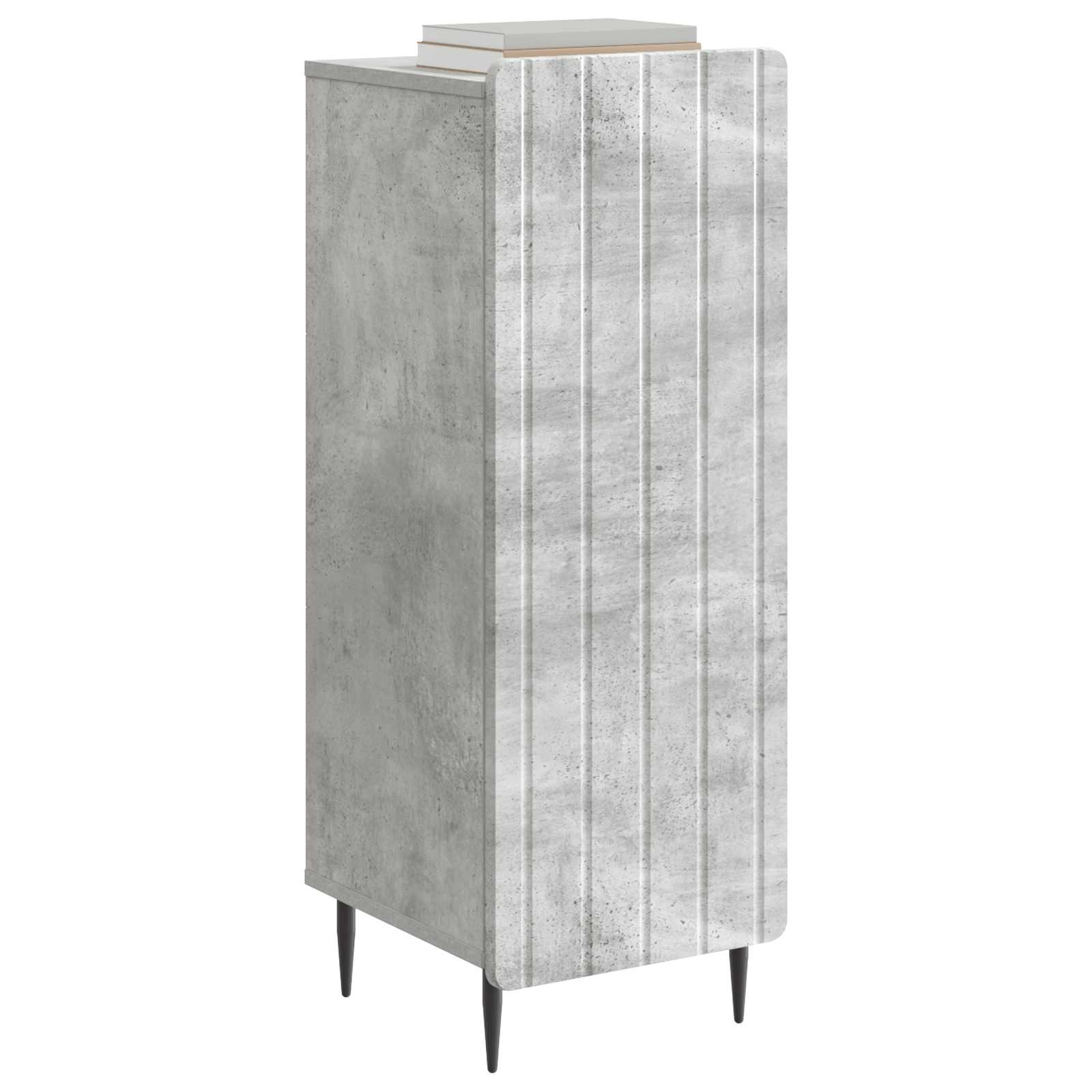 Kreveta Betonska siva 34,5 x 33 x 92 cm Konstruirano drvo