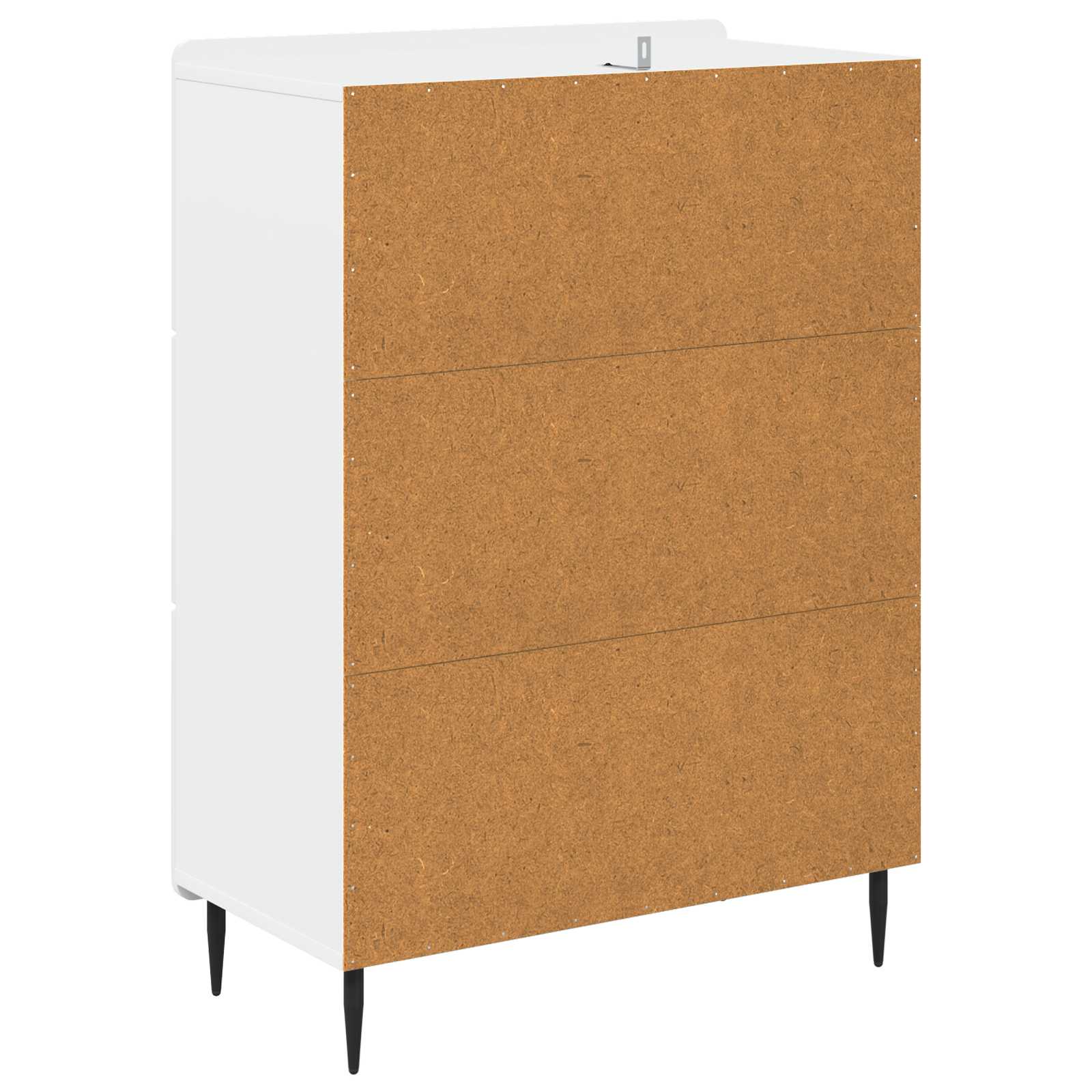 Ormar s ladicama Bijela 66 x 34,5 x 92 cm Konstruirano drvo