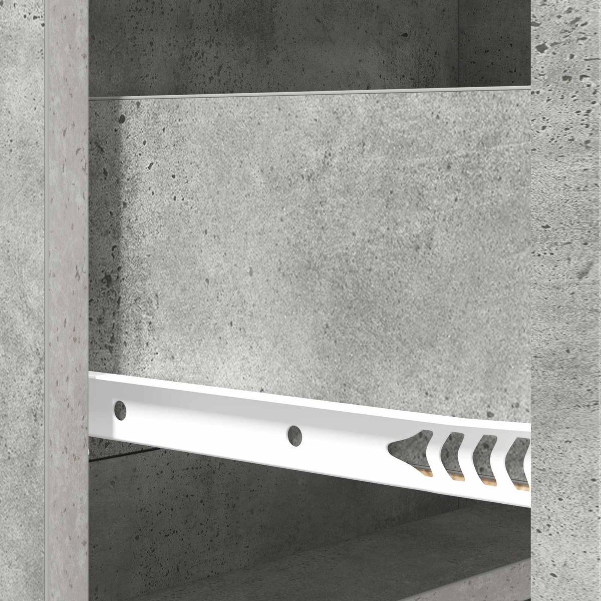 Ormar s ladicama Betonska siva 66 x 34,5 x 92 cm