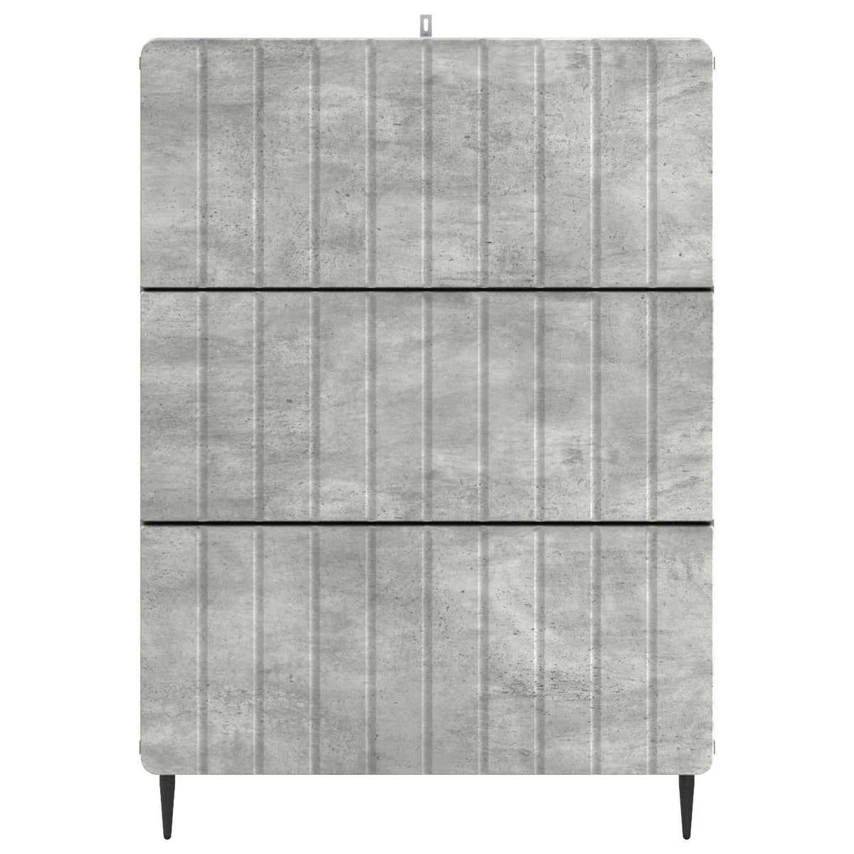Ormar s ladicama Betonska siva 66 x 34,5 x 92 cm