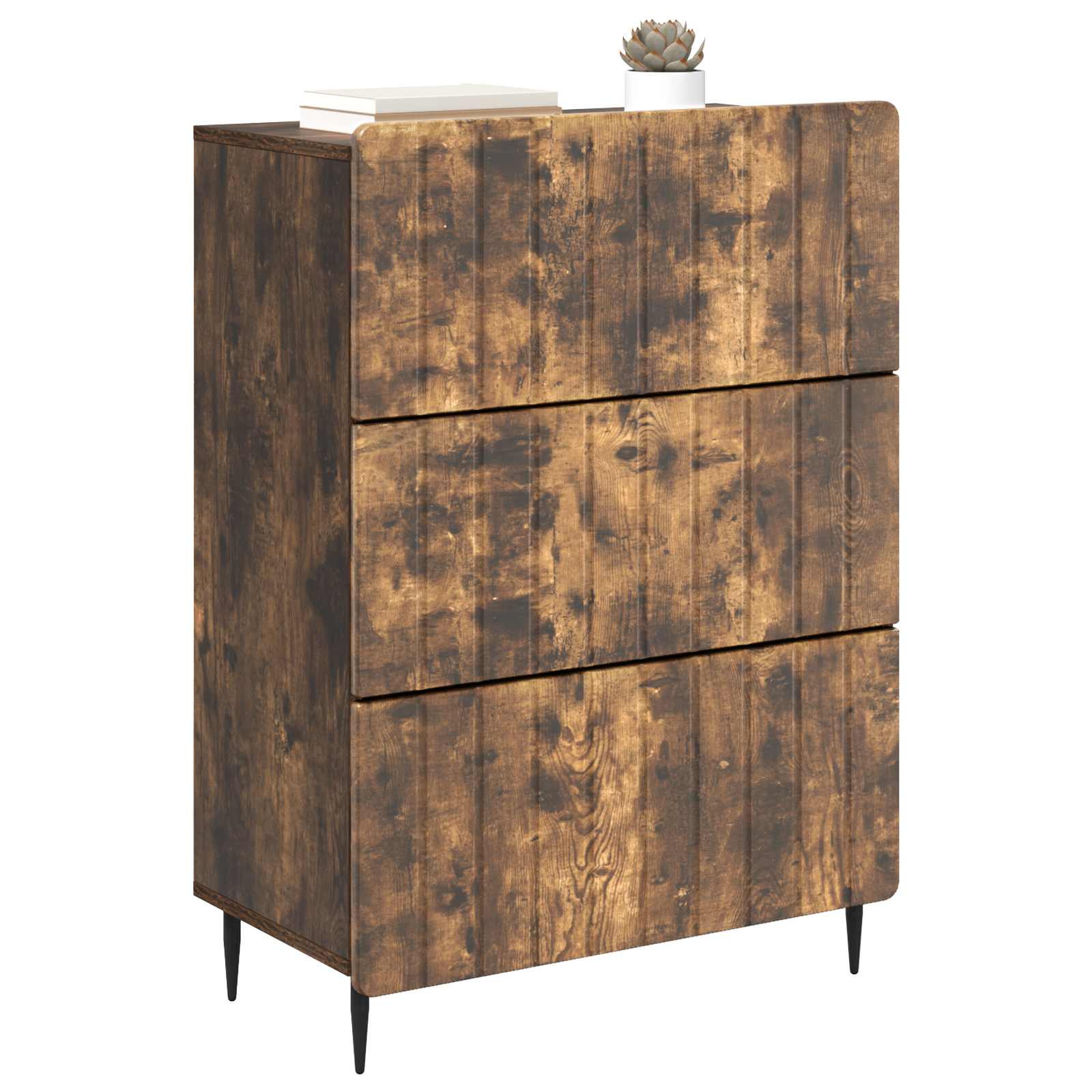 Ormar s ladicama Dimljeni hrast 66 x 34,5 x 92 cm