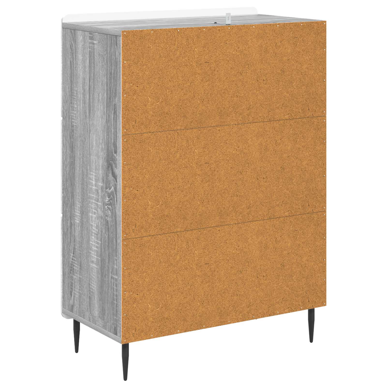 Ormar s ladicama Siva sonoma 66 x 34,5 x 92 cm