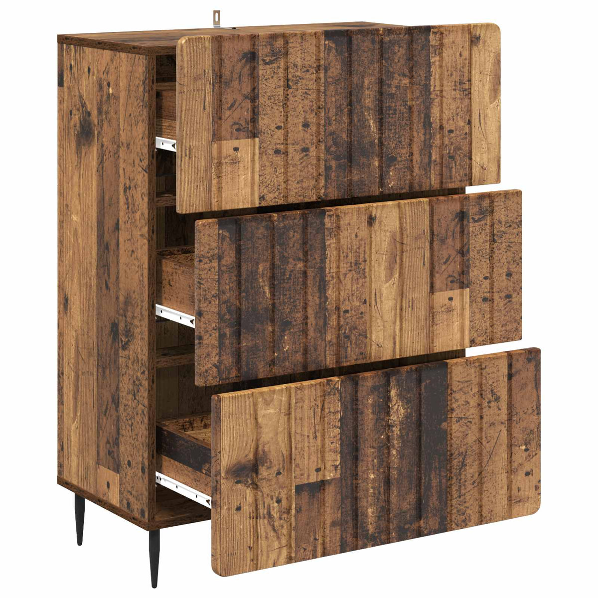 Ormar s ladicama Staro drvo 66 x 34,5 x 92 cm Konstruirano drvo