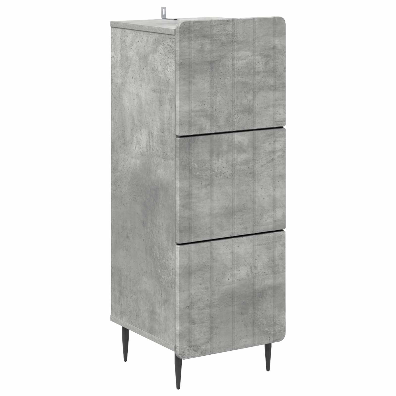 Ormar s ladicama Betonska siva 33 x 34,5 x 92 cm