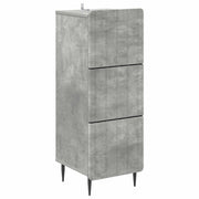 Ormar s ladicama Betonska siva 33 x 34,5 x 92 cm