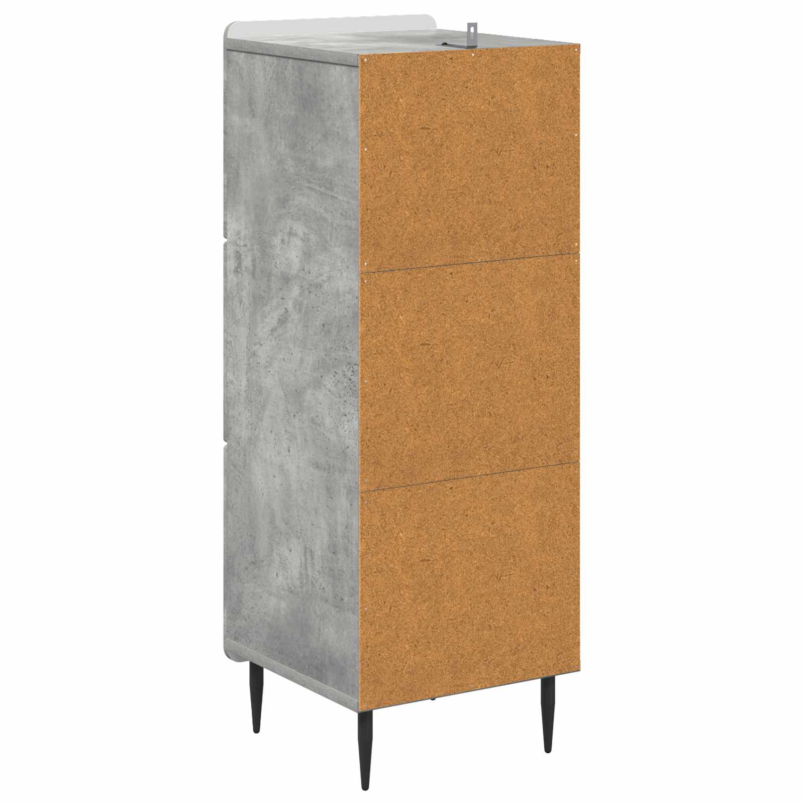 Ormar s ladicama Betonska siva 33 x 34,5 x 92 cm