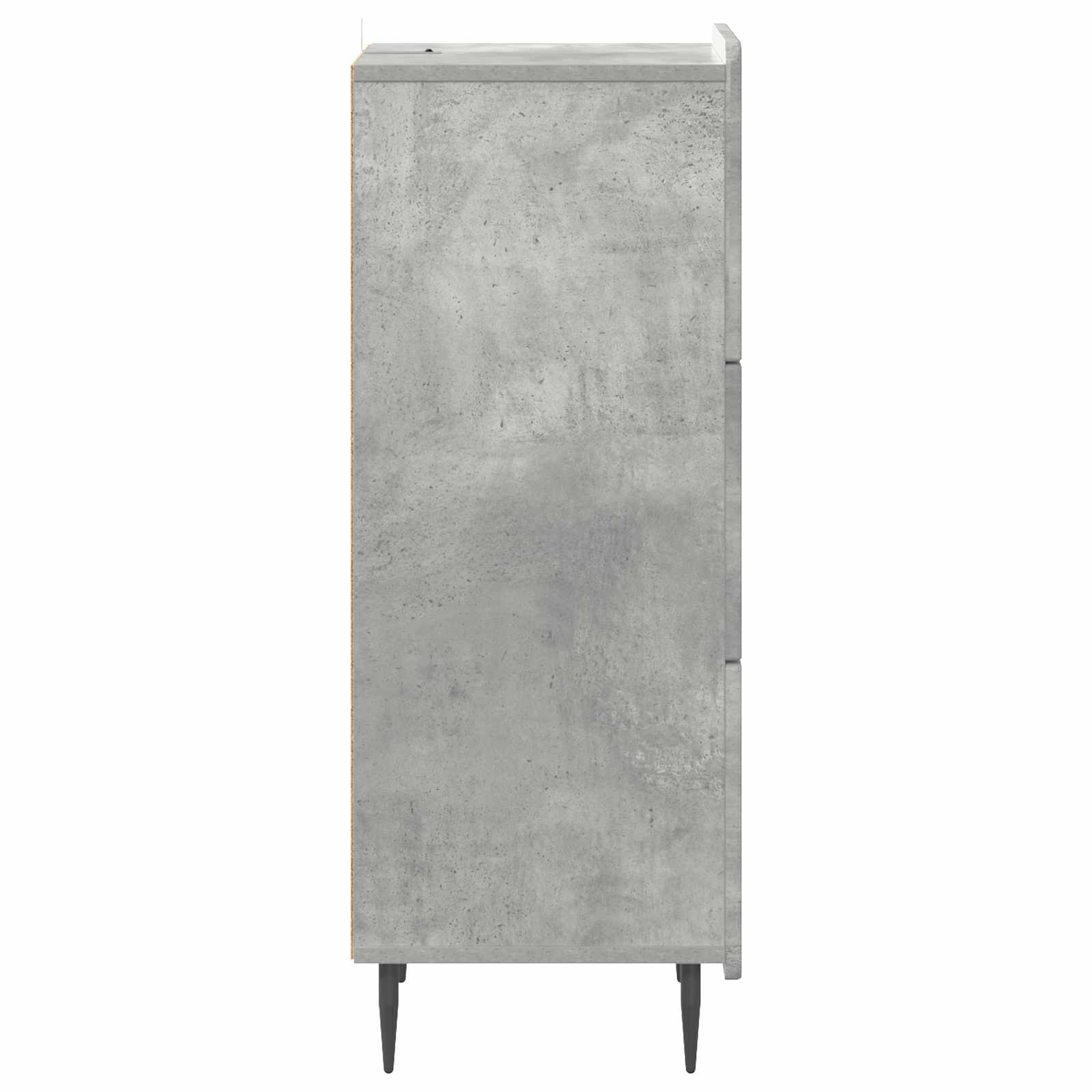 Ormar s ladicama Betonska siva 33 x 34,5 x 92 cm