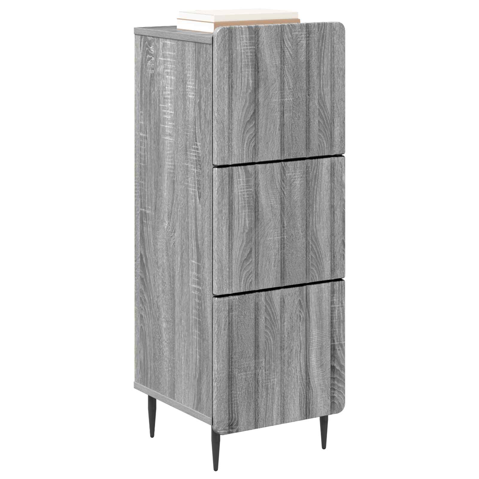 Ormar s ladicama Siva sonoma 33 x 34,5 x 92 cm