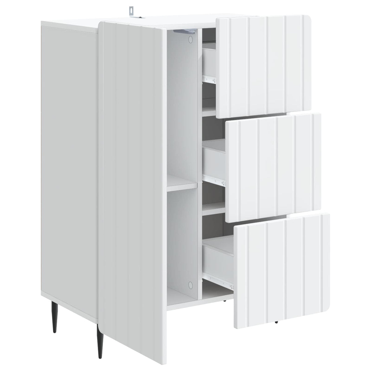 Kreveta s ladicama Bijela 66 x 34,5 x 91,5 cm Konstruirano drvo
