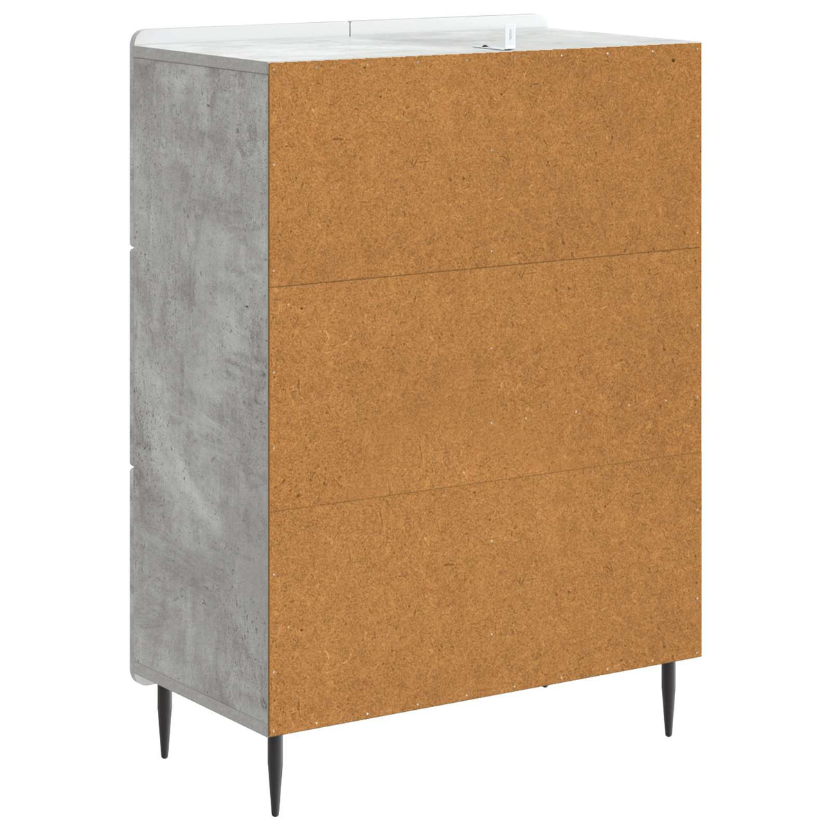 Kreveta Betonska siva 66 x 34,5 x 91,5 cm Konstruirano drvo