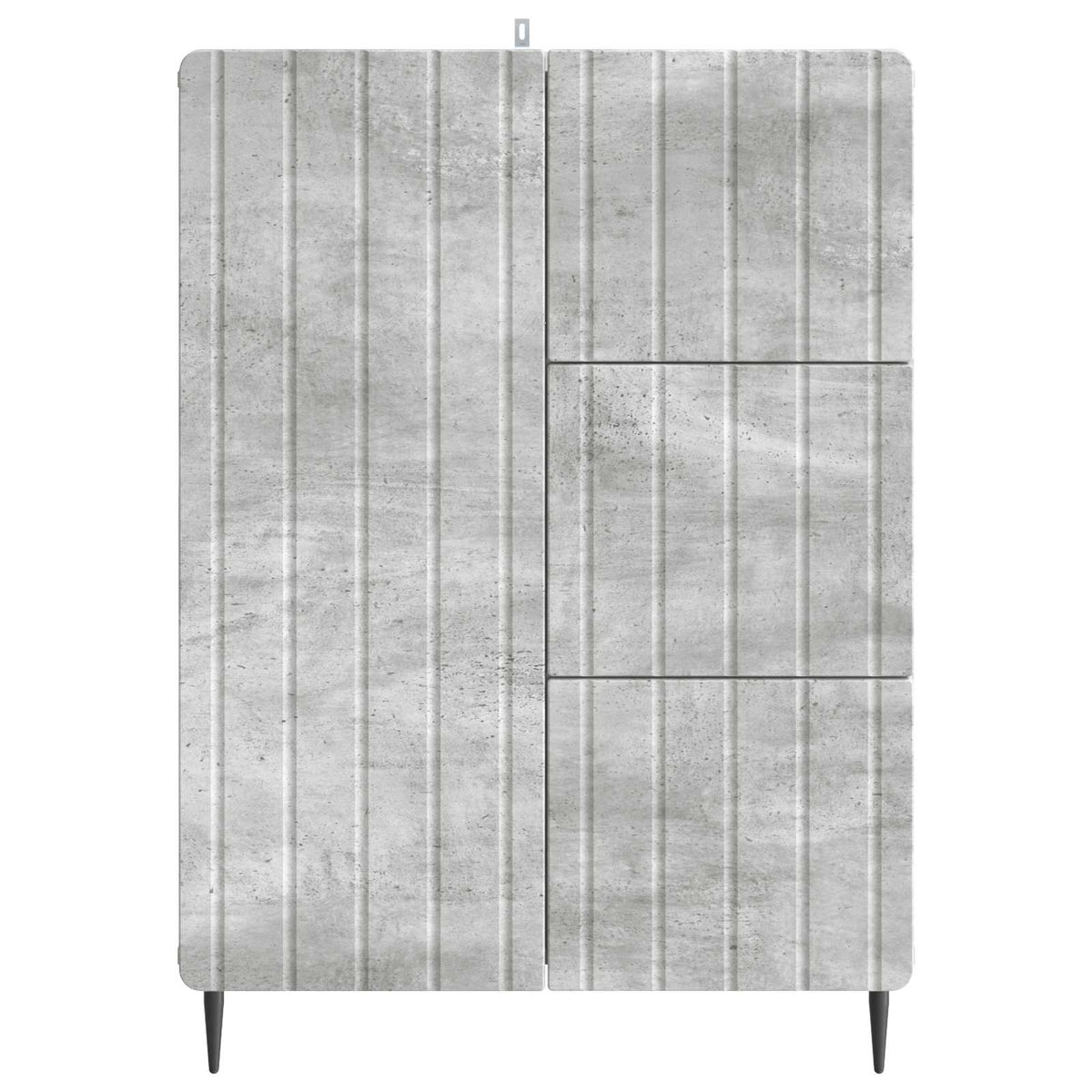 Kreveta Betonska siva 66 x 34,5 x 91,5 cm Konstruirano drvo